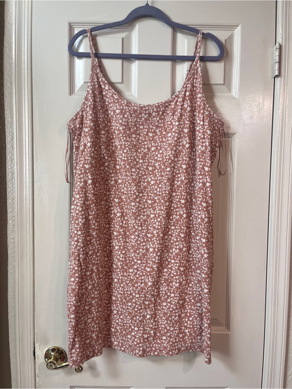 Old Navy Floral Ribbed Tank Dress